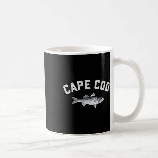 Cape Cod Streifenbarsch gestreift Byss Lustiges An Kaffeetasse (Rechts)