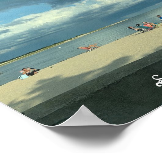 Cape Cod Summer Sunset Beach Poster (Ecke)