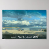 Cape Cod Summer Sunset Beach Poster (Vorne)