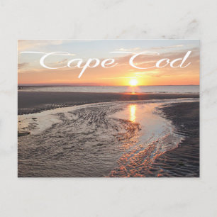 Cape Cod Sunrise, Provincetown, MA Post Card Postkarte