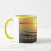 Cape Cod Sunset Coffee Tasse (Links)