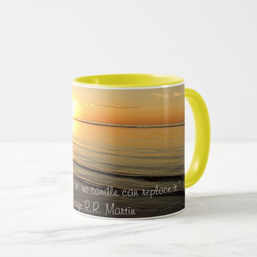 Cape Cod Sunset Coffee Tasse (VorderseiteRechts)