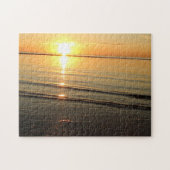 Cape Cod Sunset Ocean Waves Puzzle (Horizontal)