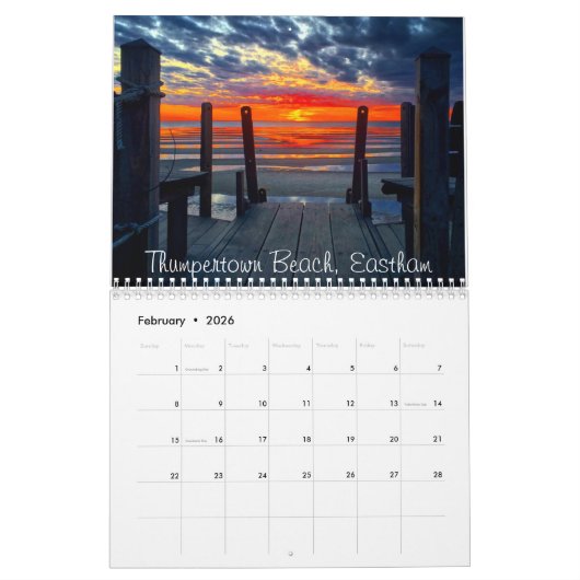 Cape Cod Sunsets 2020 Kalender (Feb 2026)