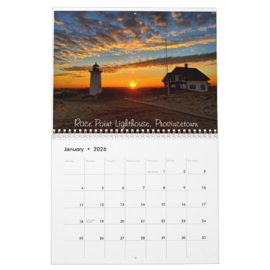 Cape Cod Sunsets 2020 Kalender (Jan 2026)