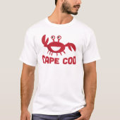 Cape Cod T - Shirt - Funny Red Crab (Vorderseite)