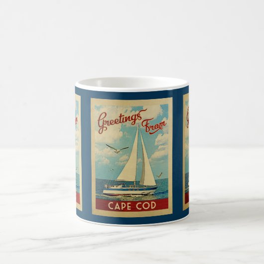 Cape Cod Tasse Sailboat Massachusetts (Mittel)