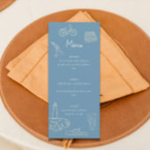 Cape Cod Theme Menü Menükarte