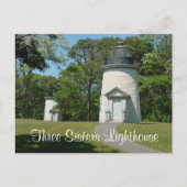 Cape Cod Three Sisters Lighthouse Postkarte (Vorderseite)