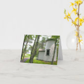 Cape Cod, Three Sisters Lighthouses Blank Card Karte (Gelbe Blume)