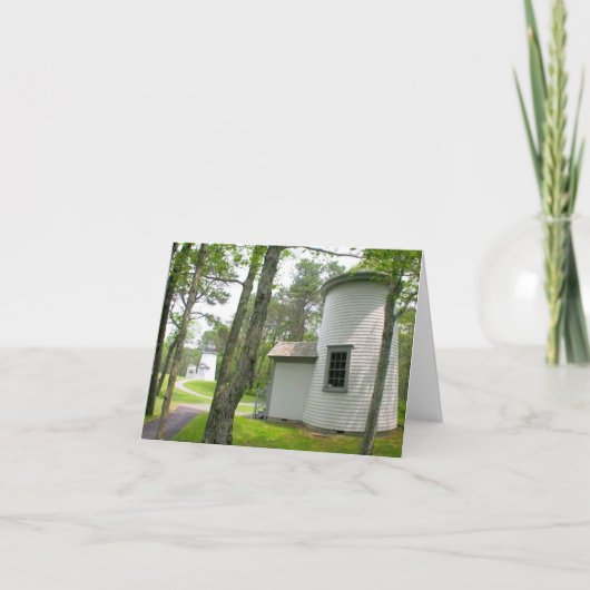 Cape Cod, Three Sisters Lighthouses Blank Card Karte (Vorderseite)