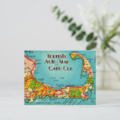 Cape Cod Touristen-Postkarte Postkarte (Stehend Vorderseite)