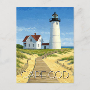 Cape Cod Travel Postkarte