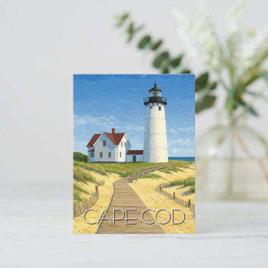 Cape Cod Travel Postkarte (Stehend Vorderseite)
