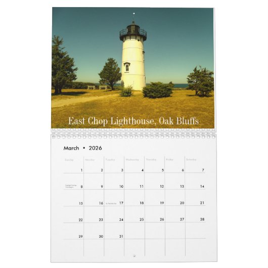 Cape Cod und der Kalender der (Mär 2026)