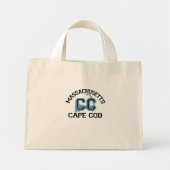 Cape Cod "Varsity" Design. Mini Stoffbeutel (Vorne)