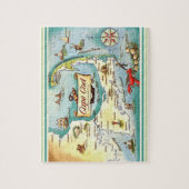 Cape Cod Vintag Map Puzzle (Vertikal)