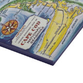 Cape Cod Vintage 11x14 Karte Schneidebrett (Ecke)