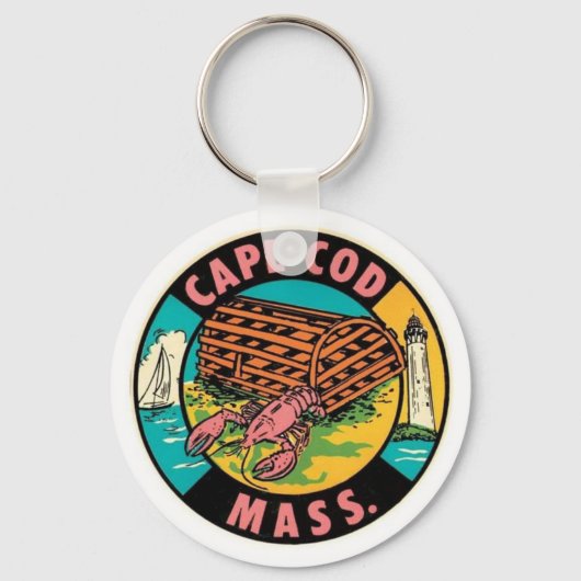 Cape Cod Vintage Schlüsselanhänger (Vorderseite)