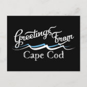 Cape Cod Water Waves Postkarte (Vorderseite)