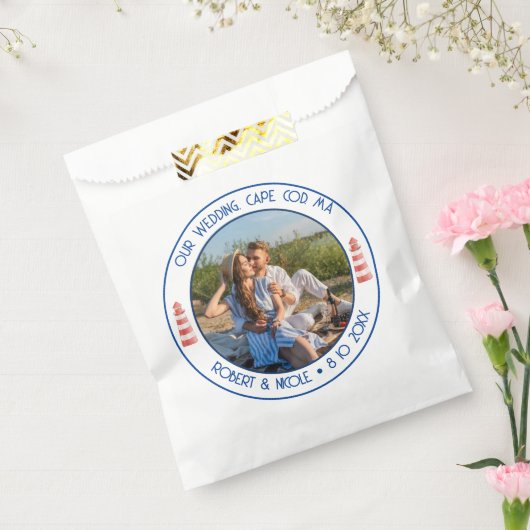 Cape Cod Wedding Theme Fvor Bag Geschenktütchen (Versiegelt)