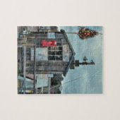 Cape Cod-Weihnachtshafen-Geschenke und Puzzle (Horizontal)