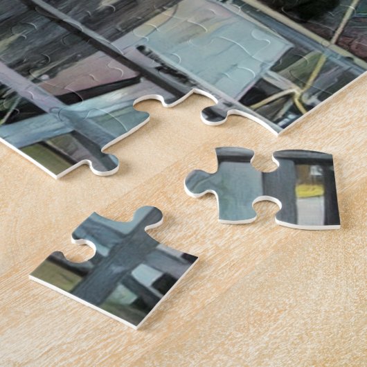 Cape Cod-Weihnachtshafen-Geschenke und Puzzle (Seite)