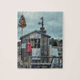 Cape Cod-Weihnachtshafen-Geschenke und Puzzle
