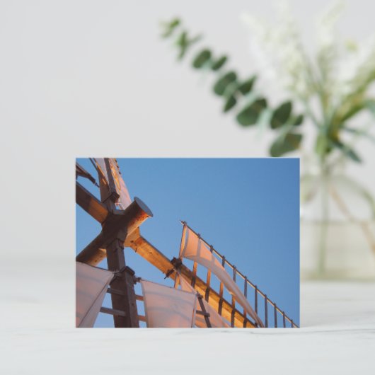 Cape Cod Windmill bei Sunset Postkarte (Stehend Vorderseite)