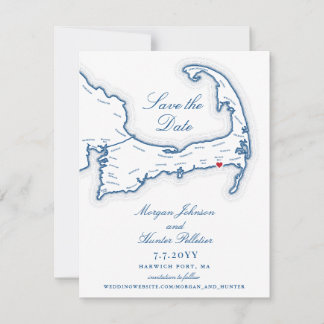 Cape Cod Wychmere Beach Club Wedding Save The Date