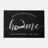 Cape Cod Zuhause Town Personalisiert Fußmatte (Vorderseite)