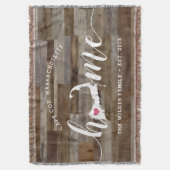 Cape Cod Zuhause Town Personalisierter Holzschau Decke (Vorderseite Vertikal)