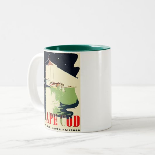CAPE-COD ZWEIFARBIGE TASSE (Vorderseite Links)