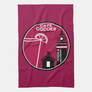 Cape Codder Cocktail Geschirrtuch