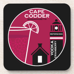 Cape Codder Cocktail Getränkeuntersetzer