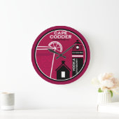Cape Codder Cocktail Große Wanduhr (Zuhause)