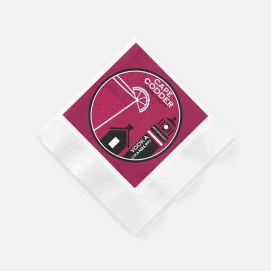 Cape Codder Cocktail Serviette (Ecke)
