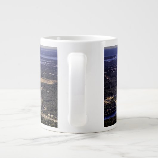 Cape- Codkanal-Tunnel-bohrwagenTasse Jumbo-Tasse (Rückseite)