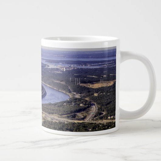 Cape- Codkanal-Tunnel-bohrwagenTasse Jumbo-Tasse (Rechts)