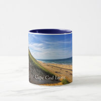 Cape- Codlebende Tasse - Truro Strand-Szene