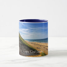 Cape- Codlebende Tasse - Truro Strand-Szene