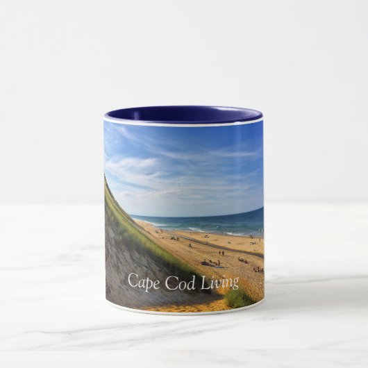 Cape- Codlebende Tasse - Truro Strand-Szene (Zentrum)