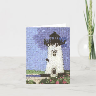 Cape Cods Edgartown-Leuchtturm-Martha's Vineyard Dankeskarte