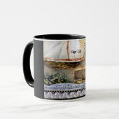 Cape Codsegel u. -wal Tasse (Vorderseite Links)