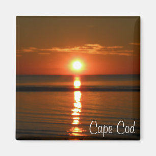 Cape- Codstrand-Rot unset Foto-Magnet Magnet