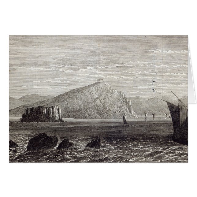 Cape Colonna, mit Ruinen des Tempels von (Vorderseite (Horizontal))
