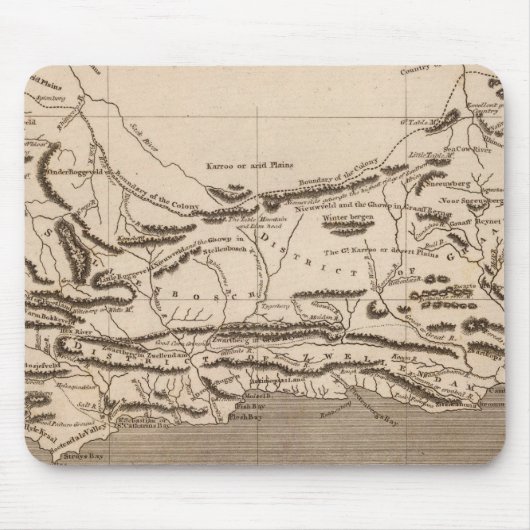 Cape Colony Map von Arrowsmith Mousepad (Vorne)