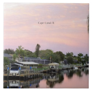 Cape Coral, Florida Kanal Fliese