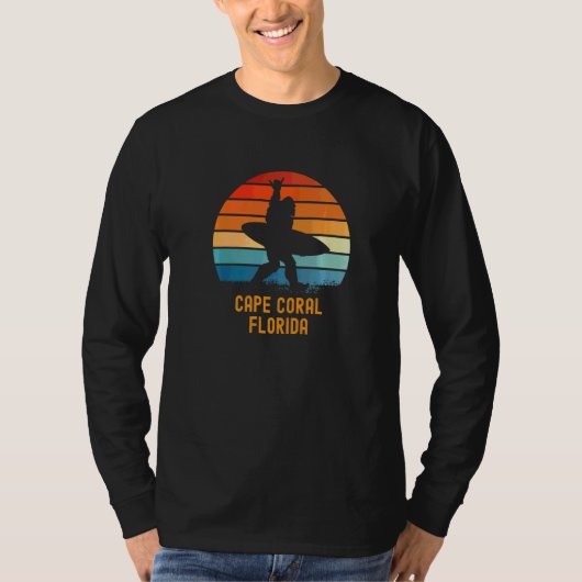 Cape Coral Florida Sasquatch Souvenir T-Shirt (Vorderseite)