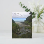 Cape Cove, Cape Perpetua, Oregon Postkarte (Stehend Vorderseite)